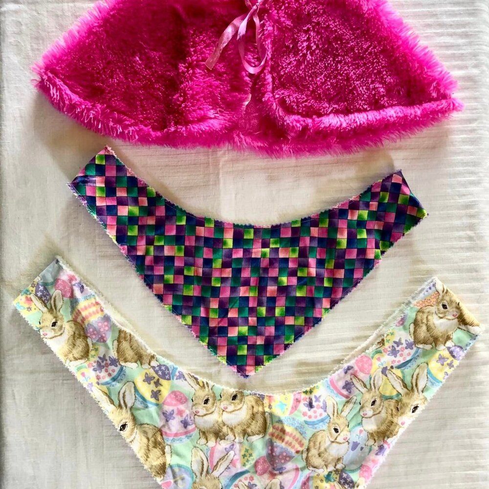Lot of 3 Small/Med Pet Bandanas